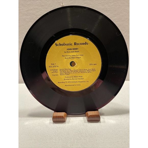 1970’s Scholastic Records John Henry Three Billy Goats Old Lady 33 1/3 RPM Lot - Picture 11 of 11